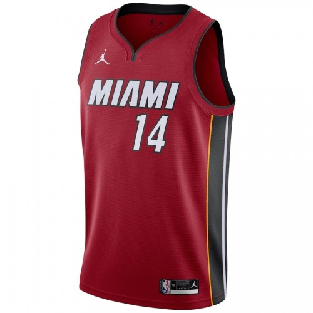 Men's Miami Heat Tyler Herro #14 Jordan Red 20/21 Swingman Player Jersey - Statement Edition-Pro Kit Vault | Brand New 26/27 Sports Jerseys